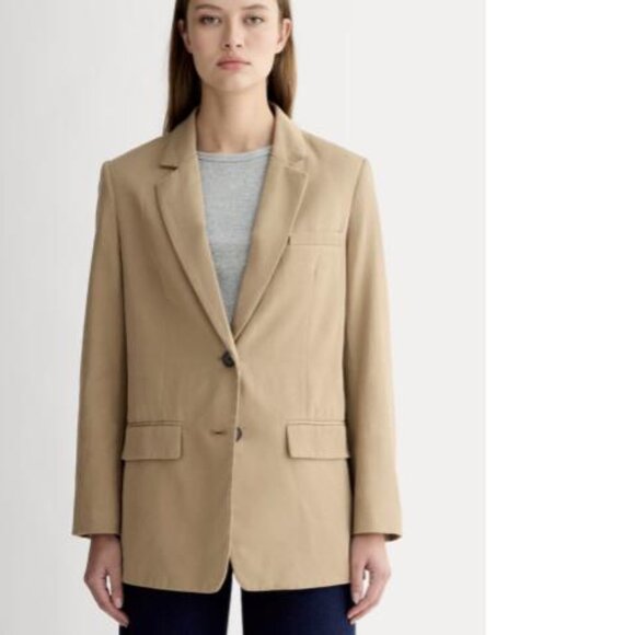 Everlane Oversized Lightweight Blazer in light blue (size 00) - Picture 1 of 8